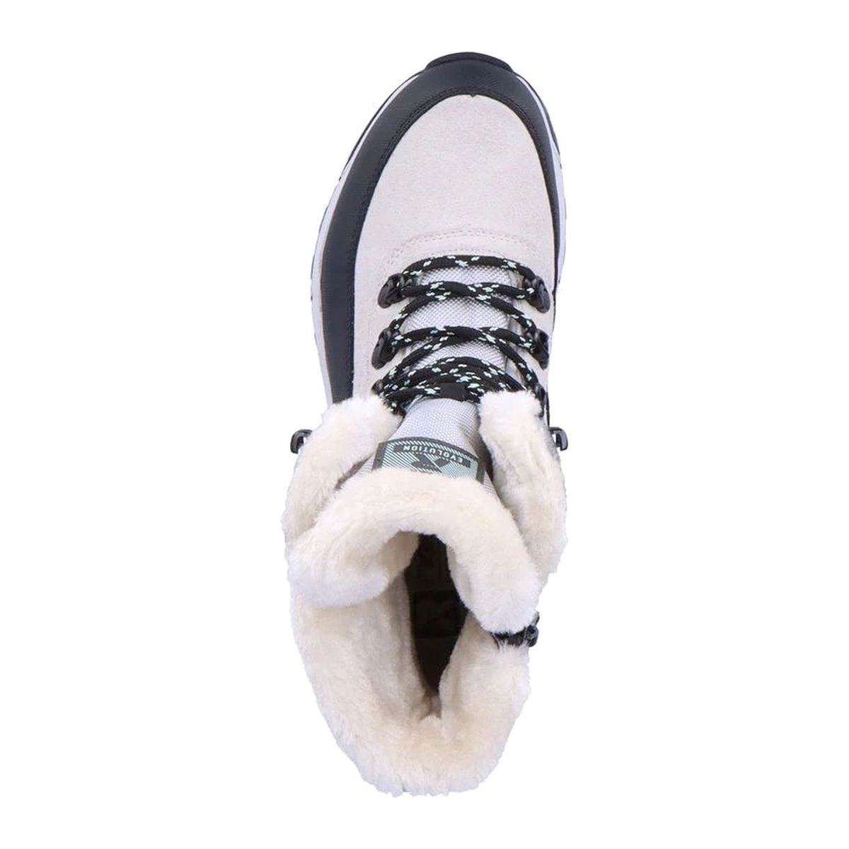 W0066 Womens Winter Lace Up Boots with side zip