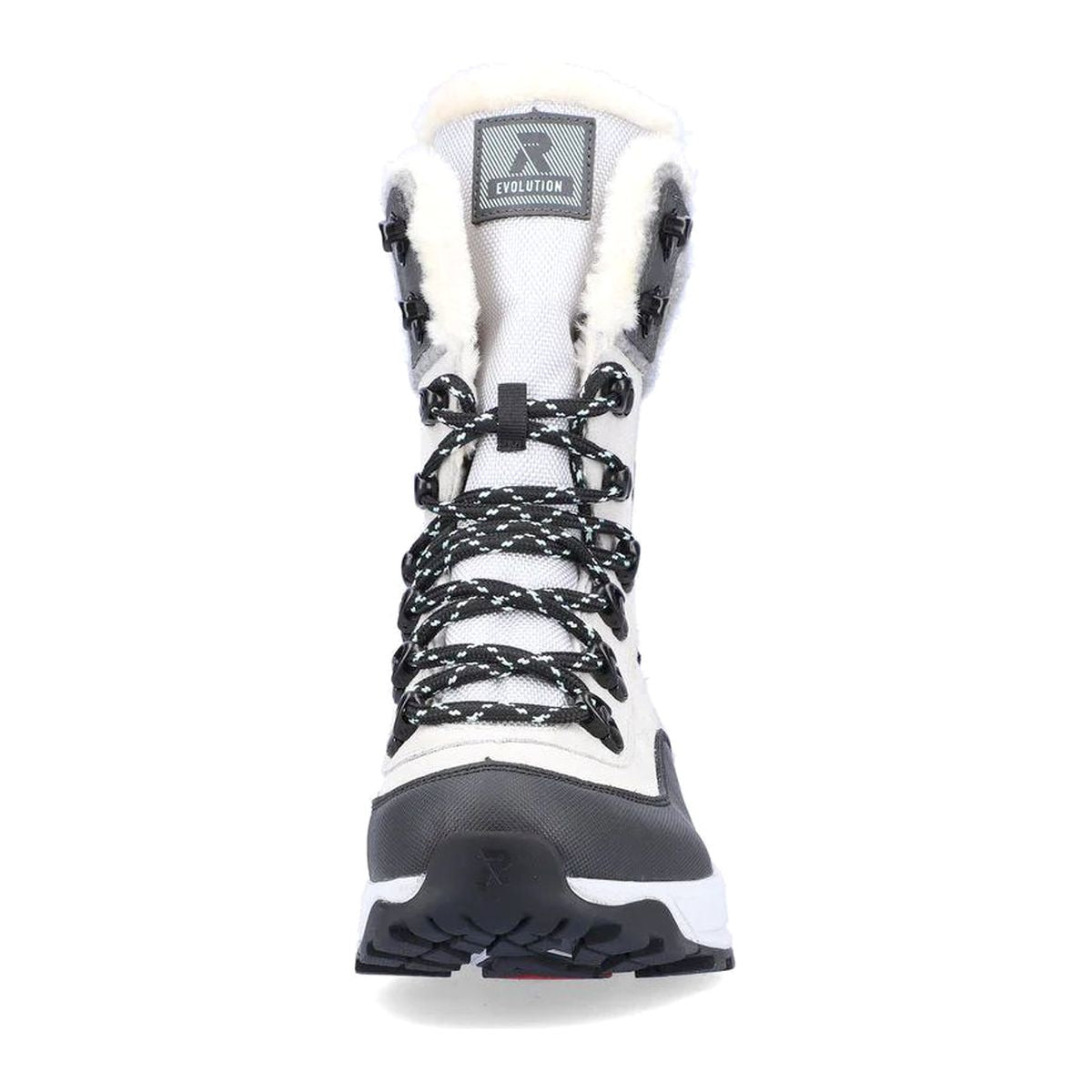 W0066 Womens Winter Lace Up Boots with side zip