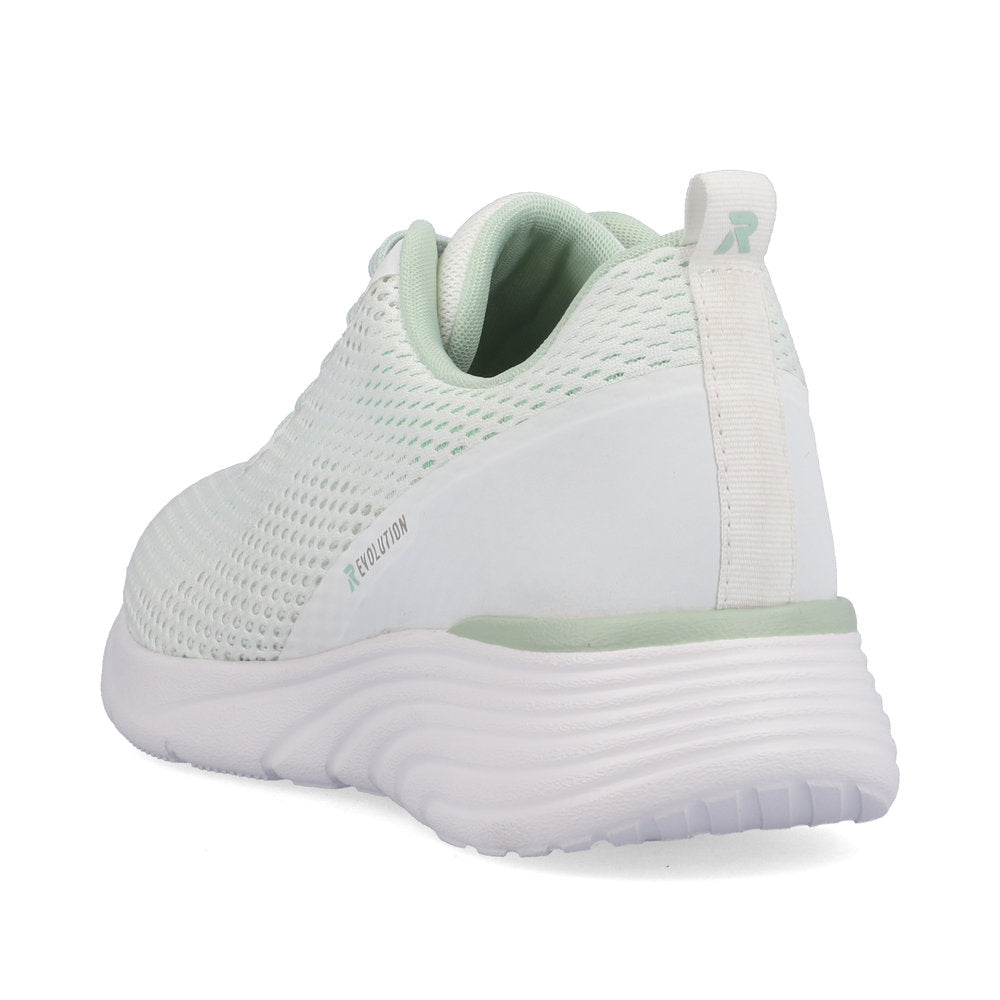 Rieker Evolution Women's Casual Lace Sneaker – White