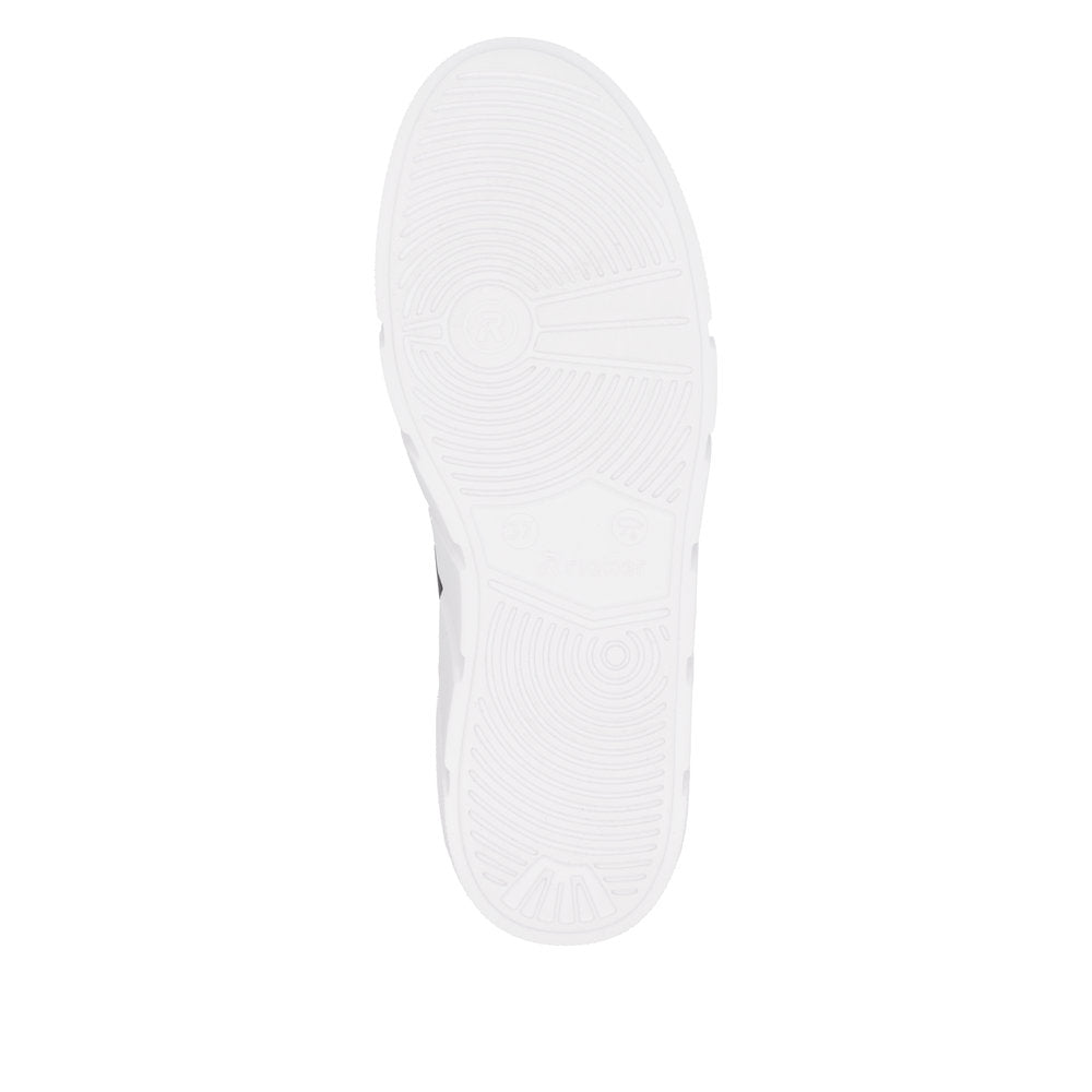 Rieker Women's Platform Lace-Up Sneaker – Black & Mother-of-Pearl