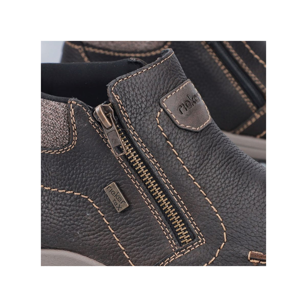 Rieker 03660 Men's Zip Ankle Boot – Brown