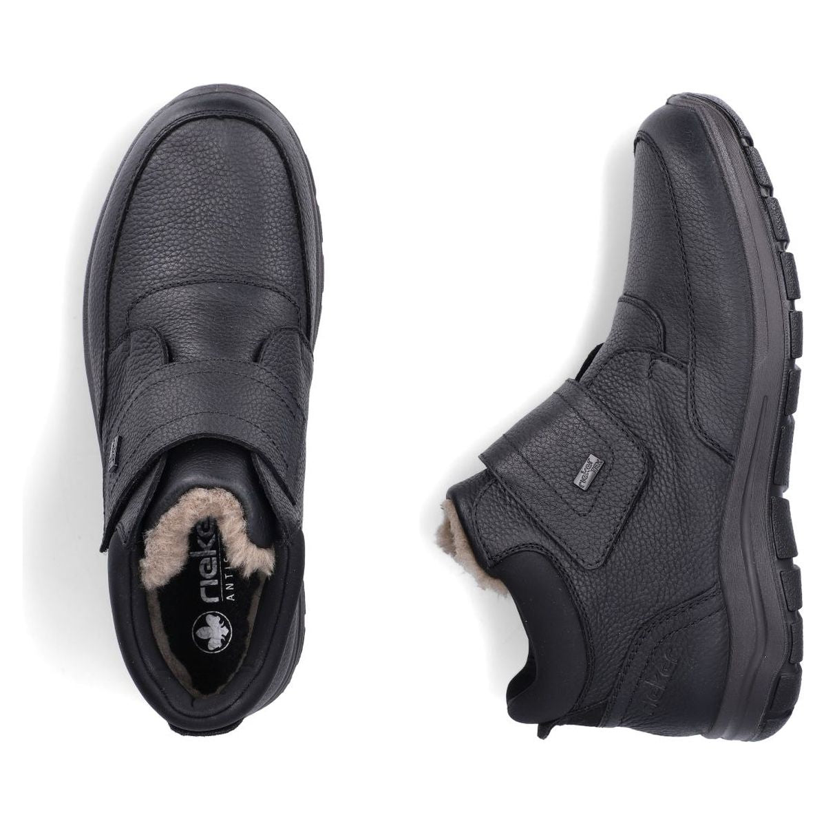 Rieker 03680 Men's Ankle Waterproof Boots - Black