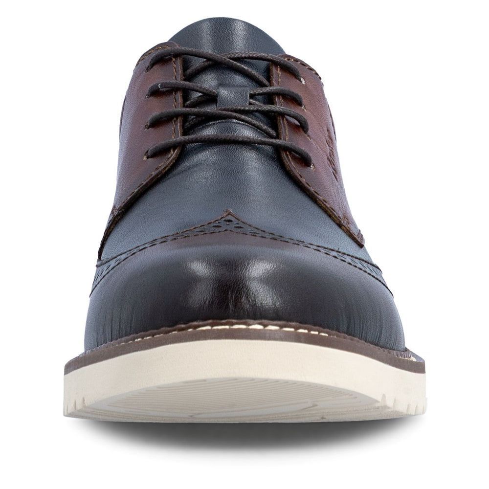 Rieker 04504 Men's Lace Wide Shoe – Blue Multi