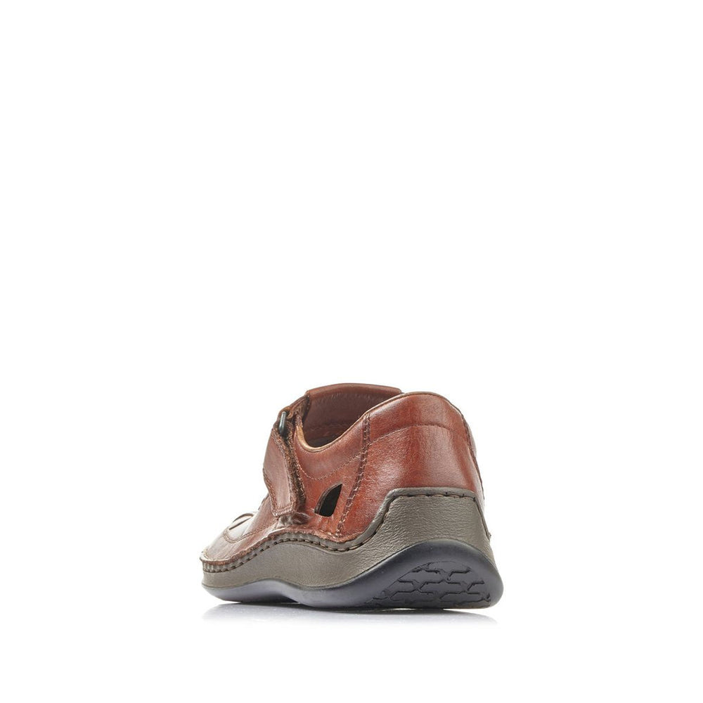 Rieker 05284 Men's Leather Sandal – Brown