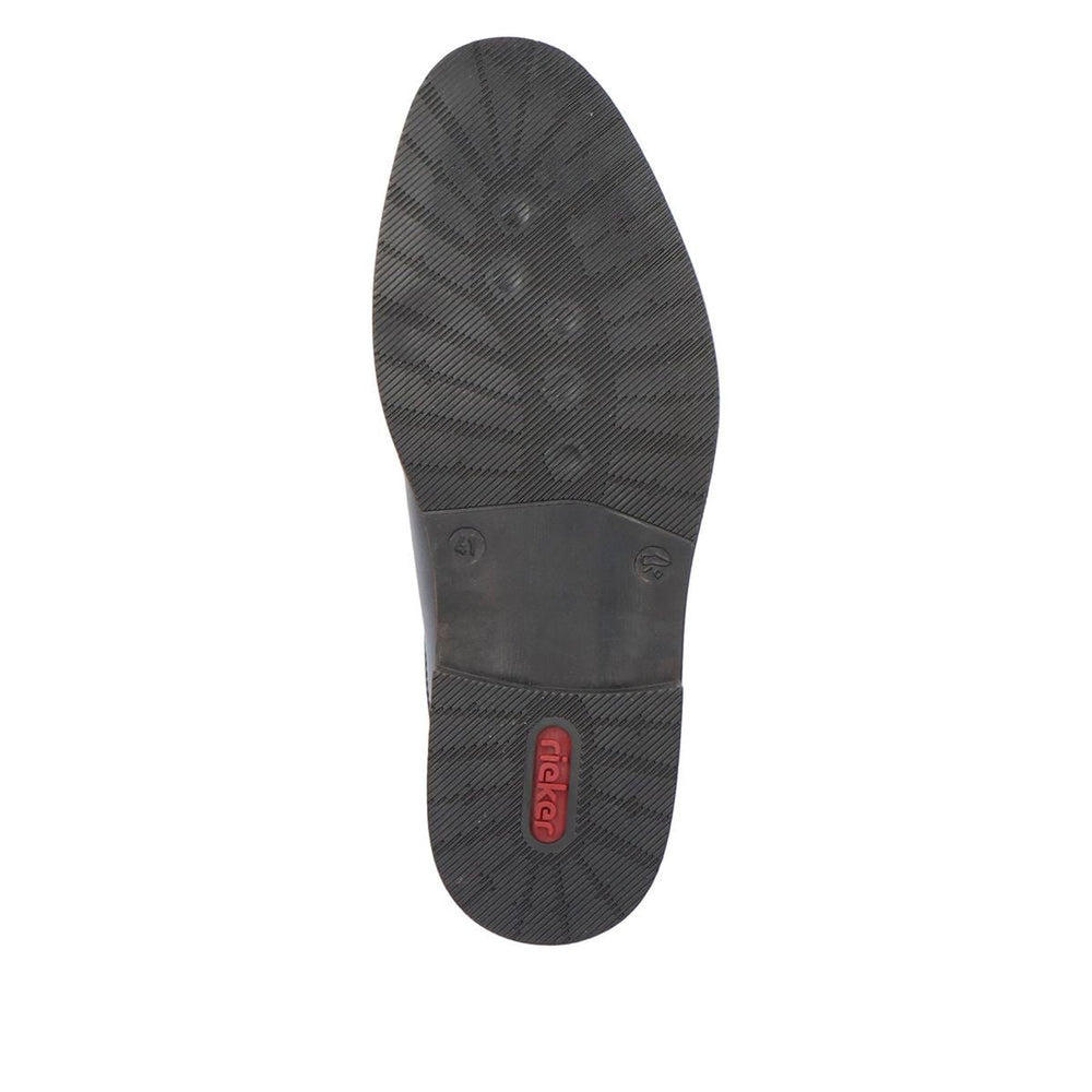 Rieker Men's Leather Lace-Up Shoe – Black