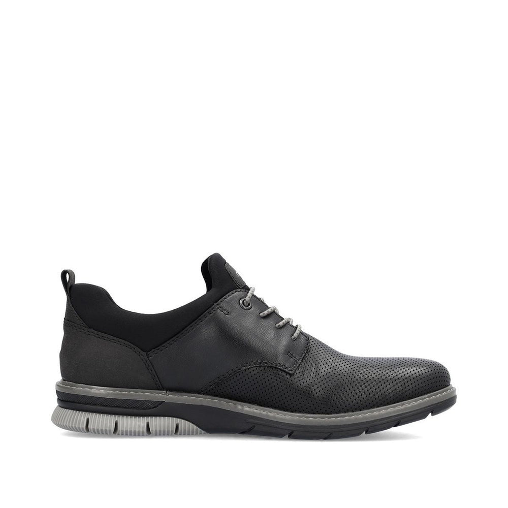 Rieker 14450 Men's Slip-On Shoes in Black