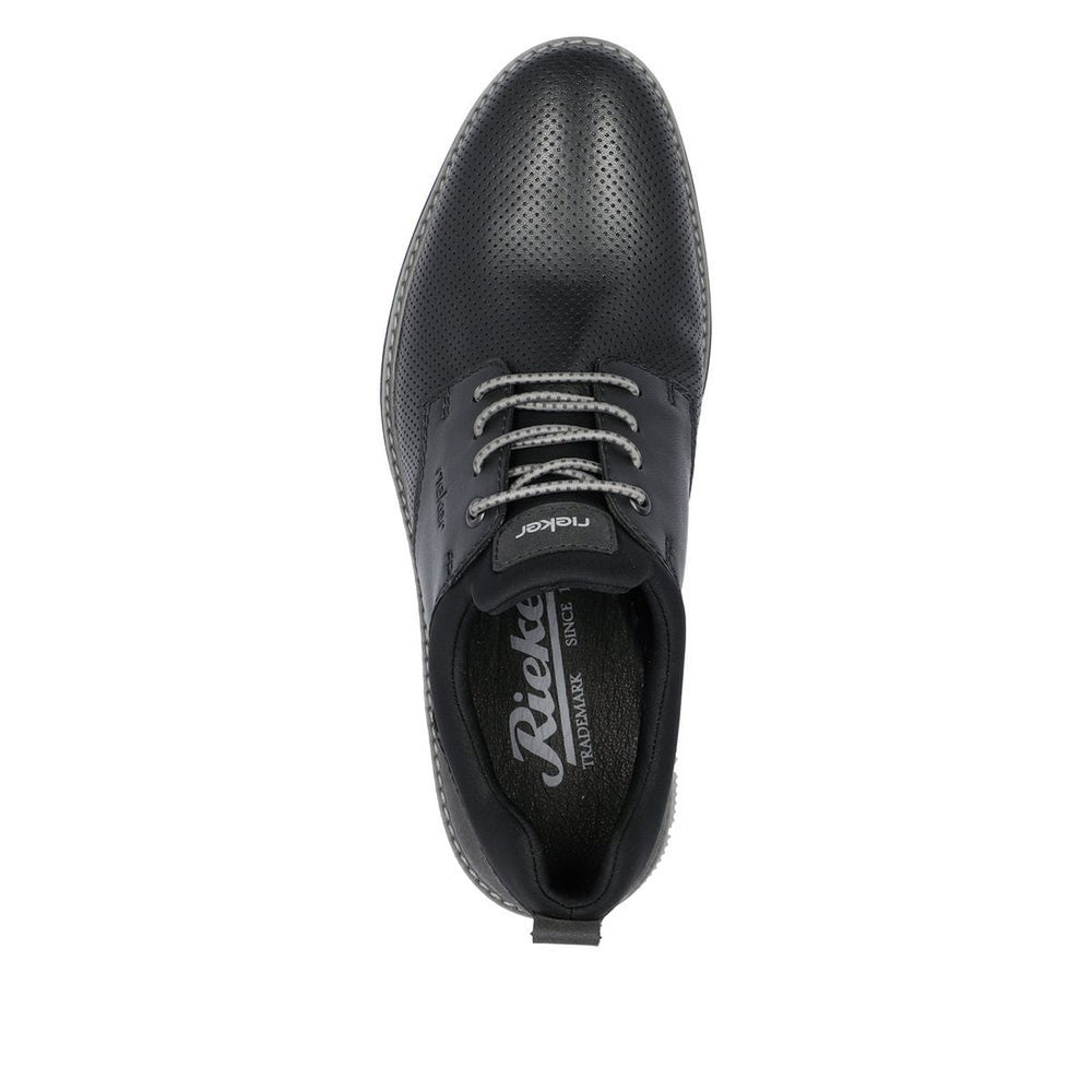 Rieker 14450 Men's Slip-On Shoes in Black