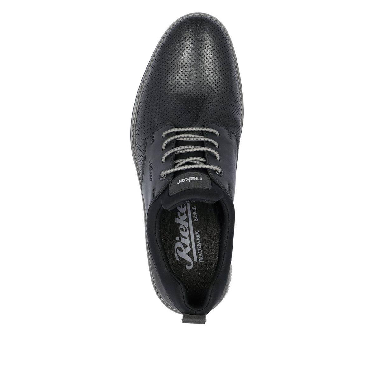 Rieker 14450 Men's Slip-On Shoes in Black