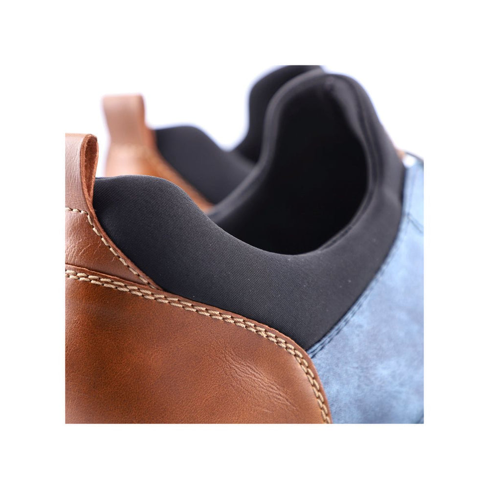 Rieker 14450 Men's Slip-On Shoes in Blue