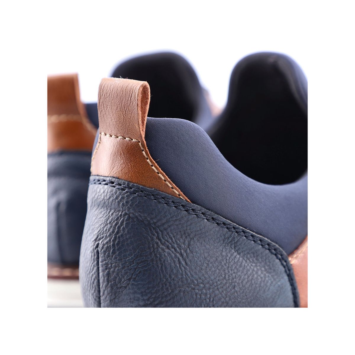 Rieker 14450 Men's Slip-On Shoes in Tan