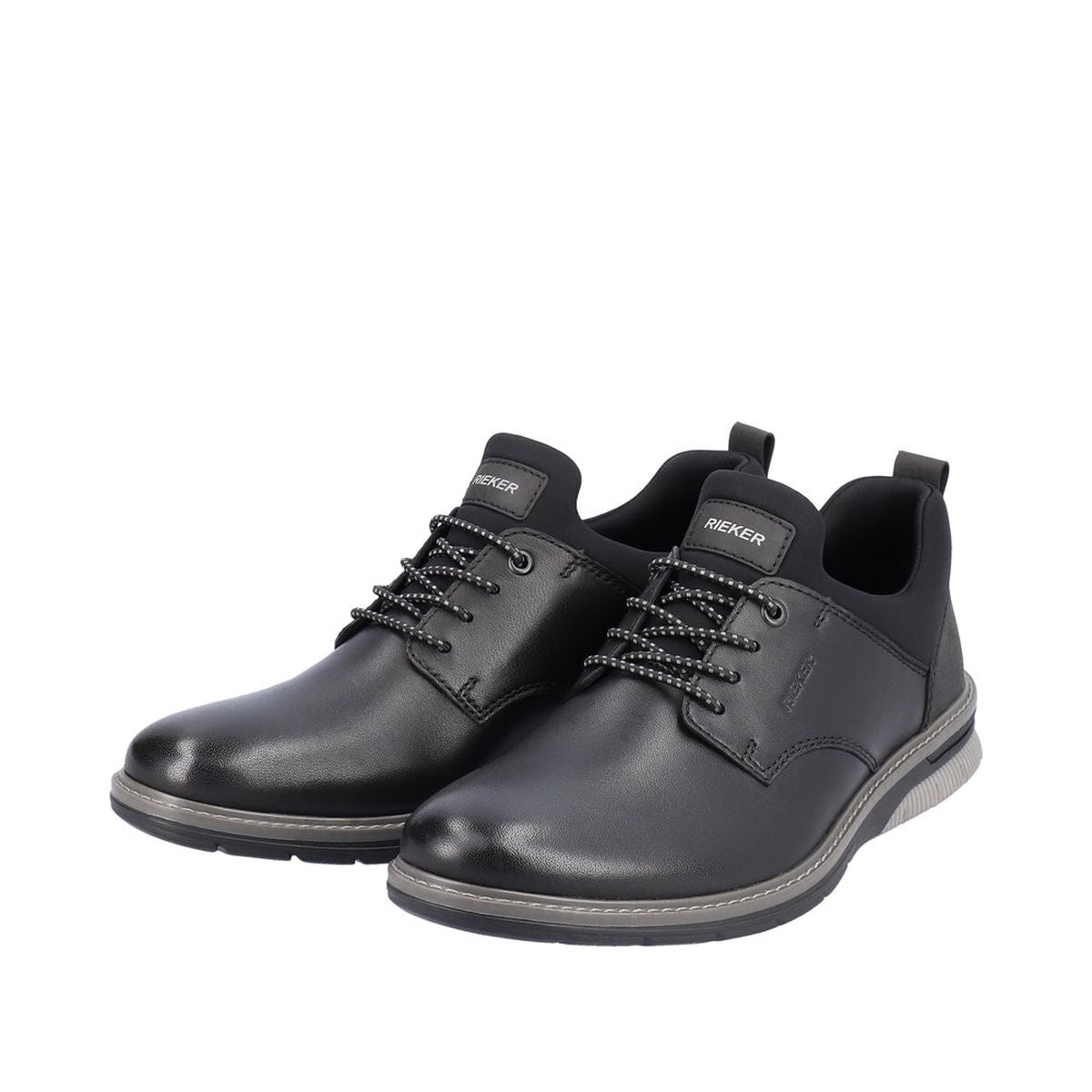 Rieker 14454 Men's Dress Slip-On Shoes in Black