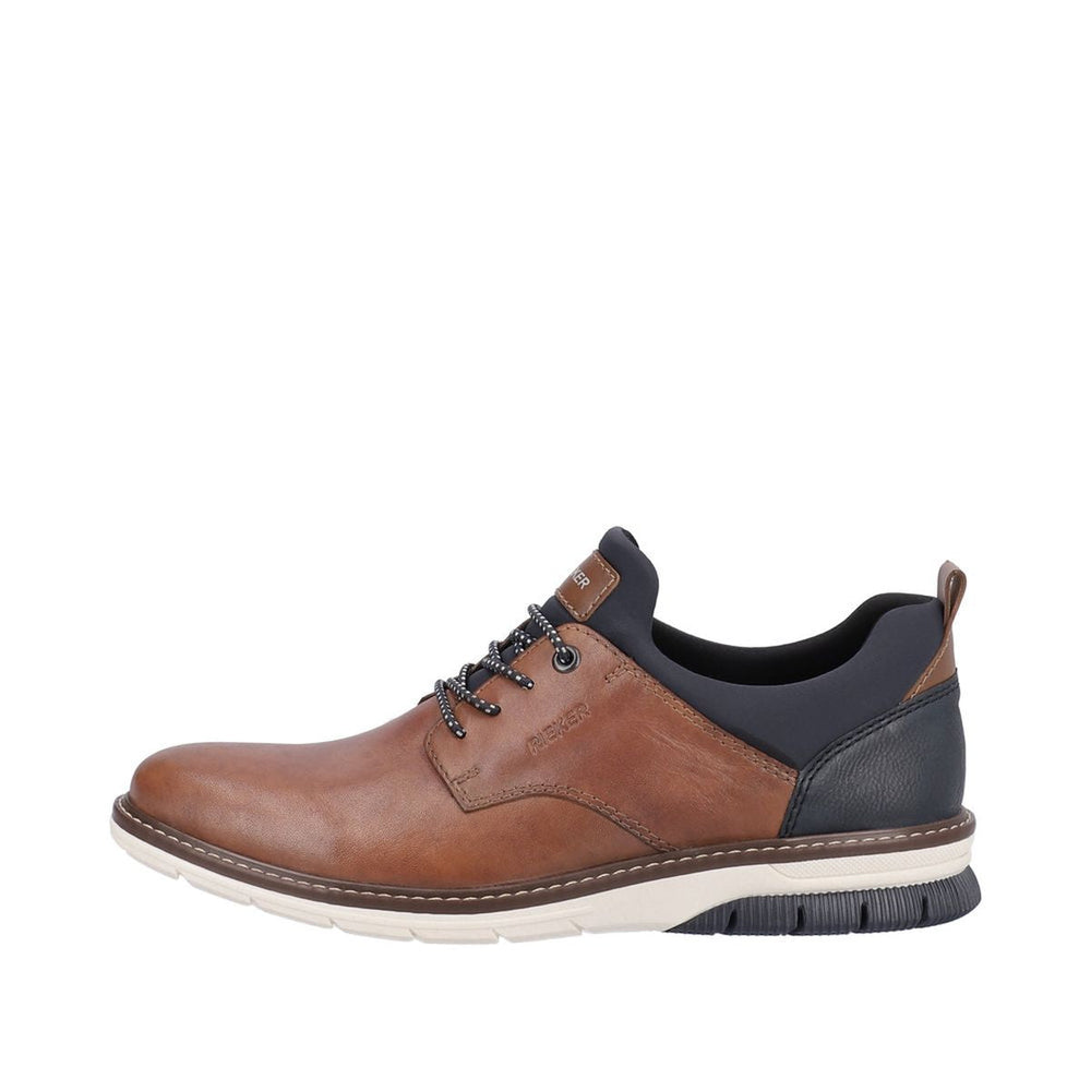 Rieker 14454 Men's Dress Slip-On Shoes in Brown