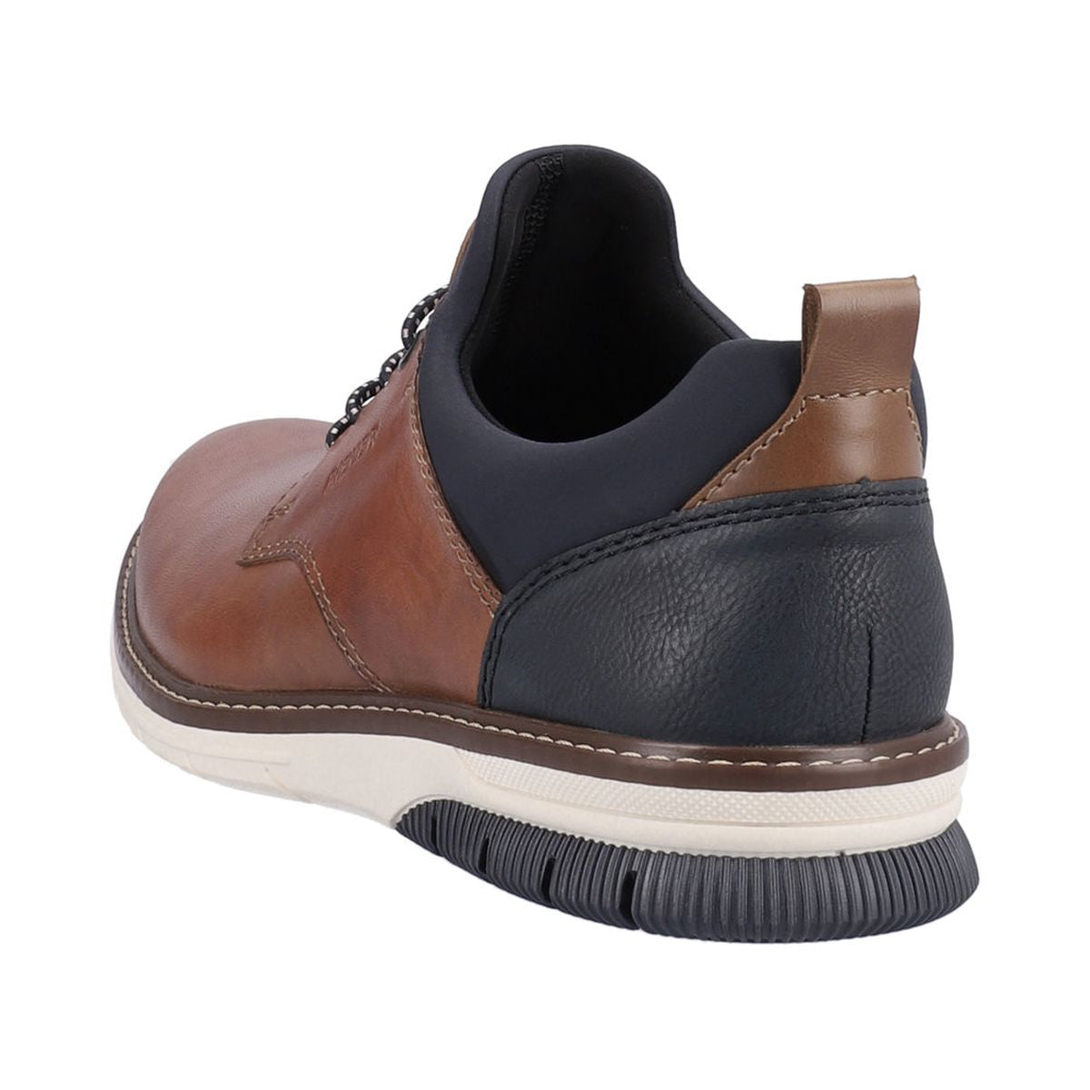 Rieker 14454 Men's Dress Slip-On Shoes in Brown