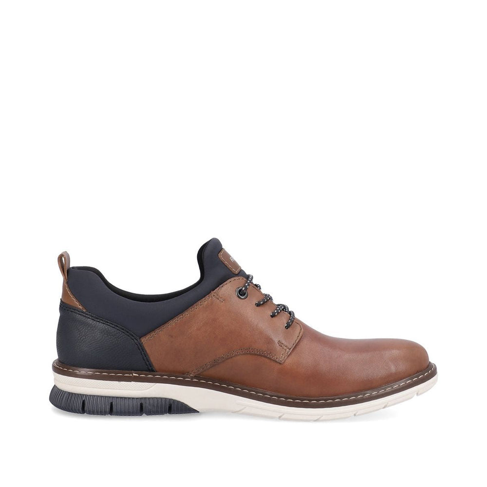 Rieker 14454 Men's Dress Slip-On Shoes in Brown