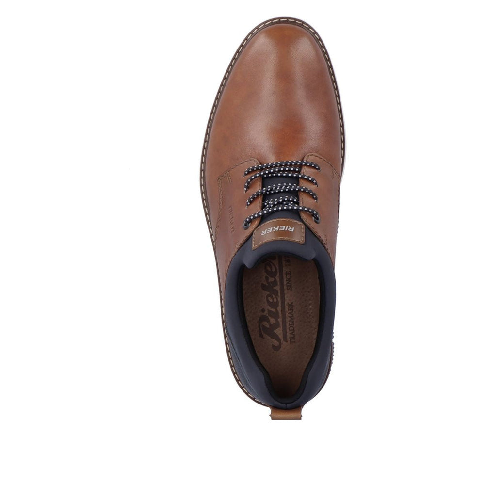 Rieker 14454 Men's Dress Slip-On Shoes in Brown
