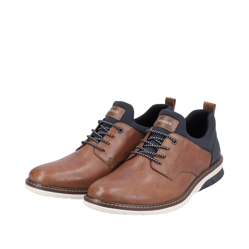 Rieker 14454 Men's Dress Slip-On Shoes in Brown
