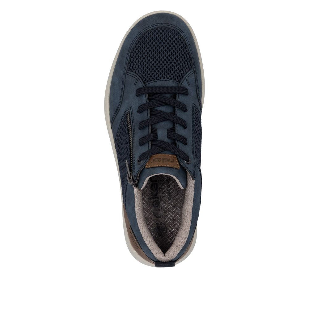 Rieker 16901 Men's Wide Shoes in Blue