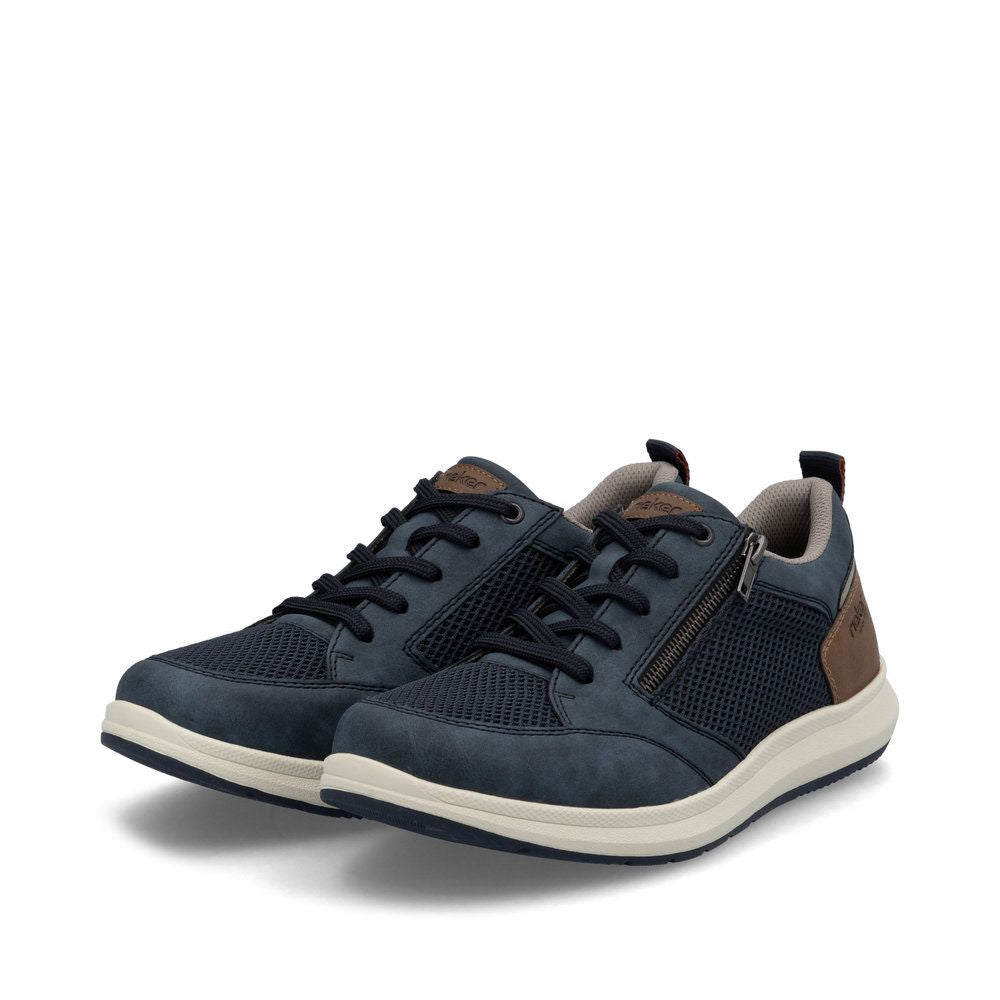 Rieker 16901 Men's Wide Shoes in Blue