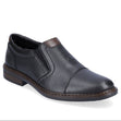 Rieker 17659 Men's Dress Slip-On Shoes in Black