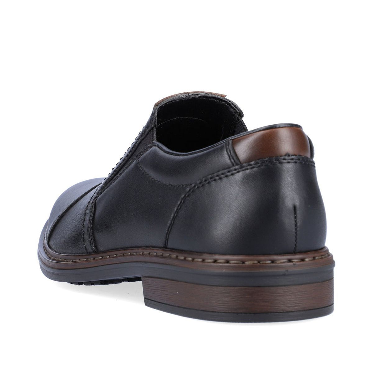 Rieker 17659 Men's Dress Slip-On Shoes in Black