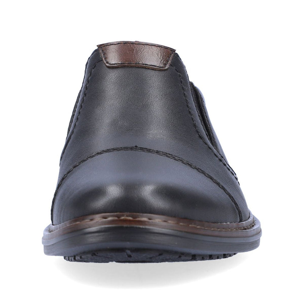 Rieker 17659 Men's Dress Slip-On Shoes in Black