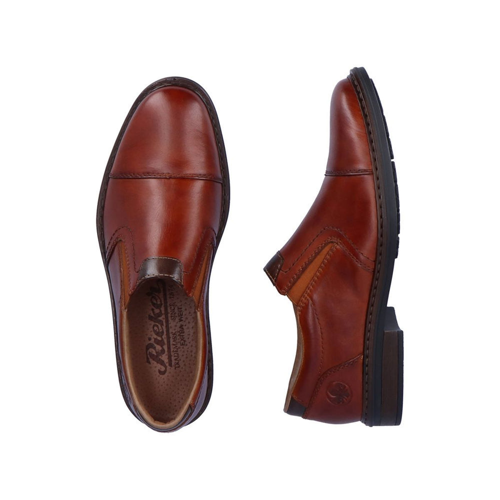 Rieker 17659 Men's Dress Slip-On Shoes in Brown