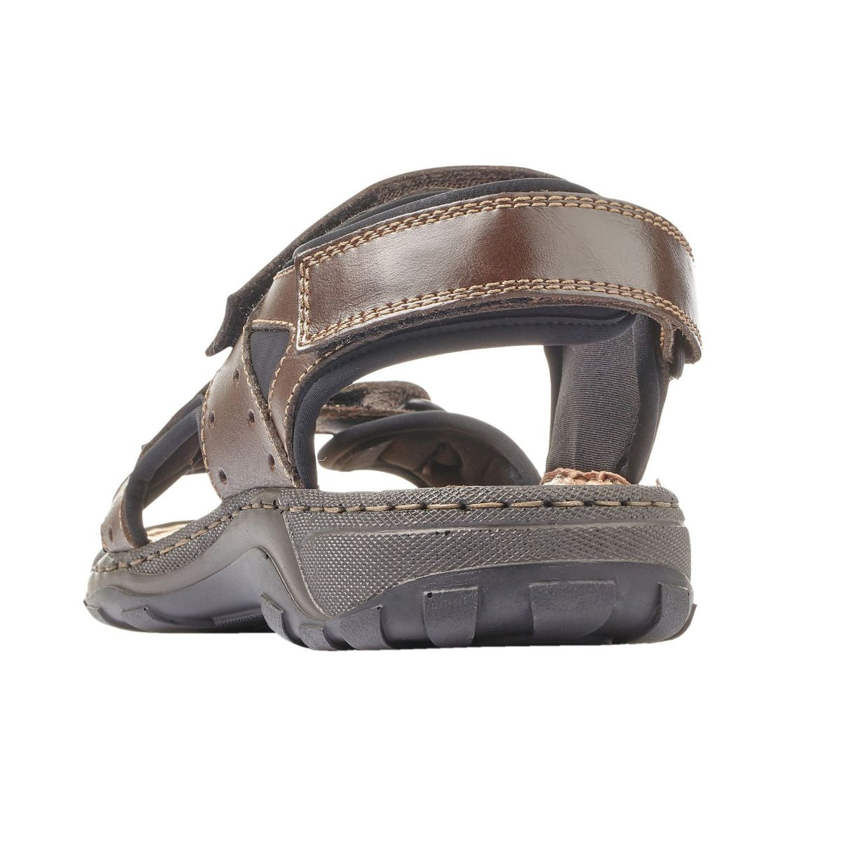 Rieker 26061 Men's Leather Sandals – Brown