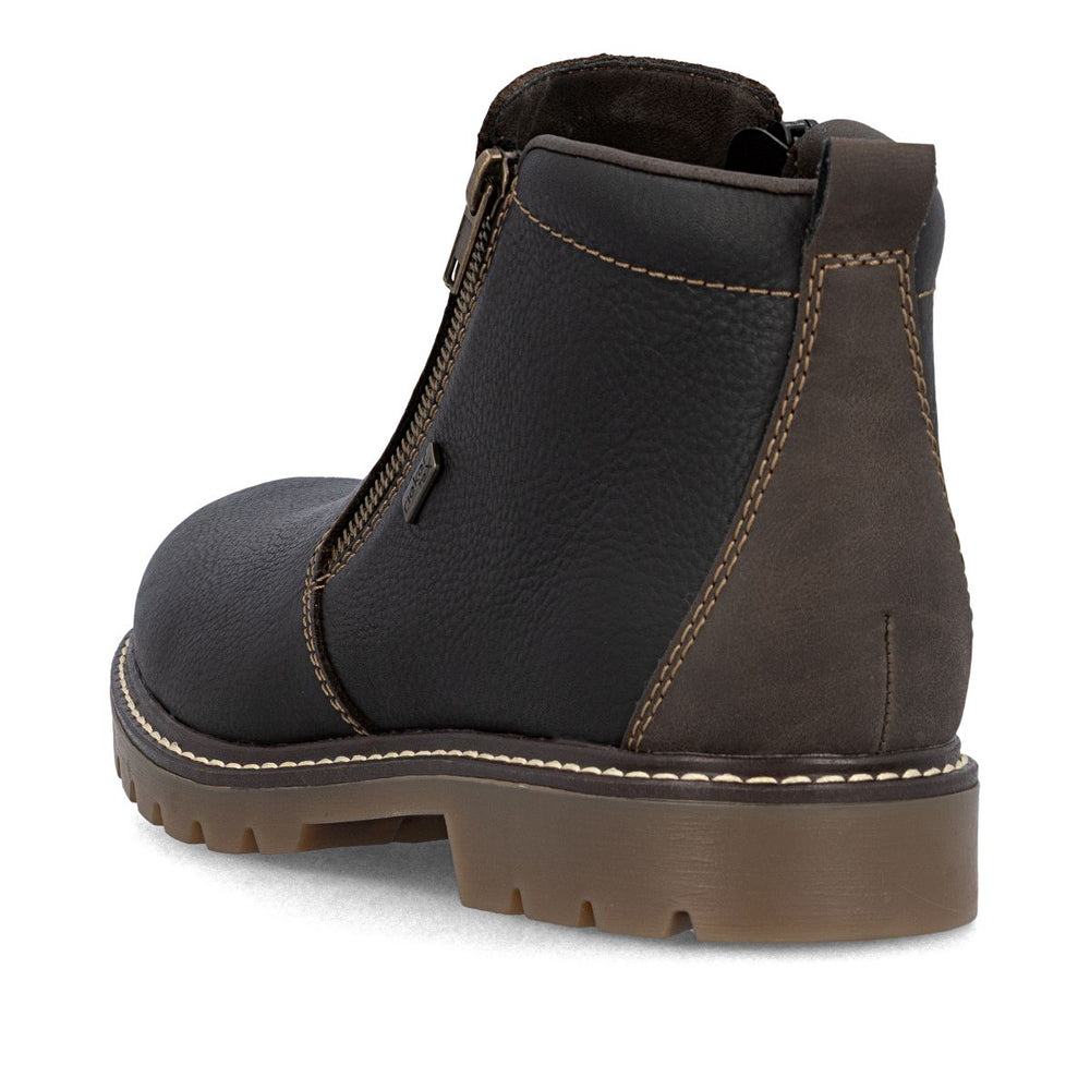 Rieker 39871 Men's Ankle Waterproof Boot – Brown
