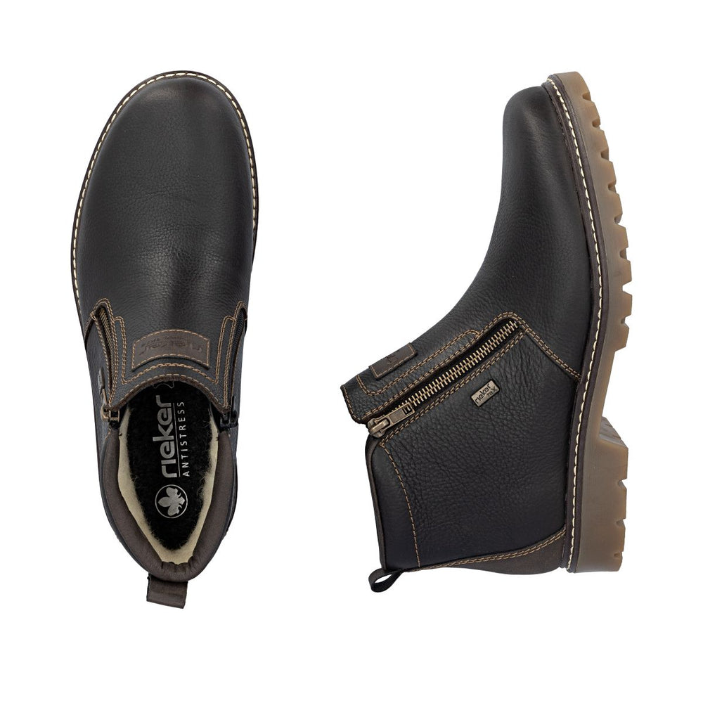 Rieker 39871 Men's Ankle Waterproof Boot – Brown