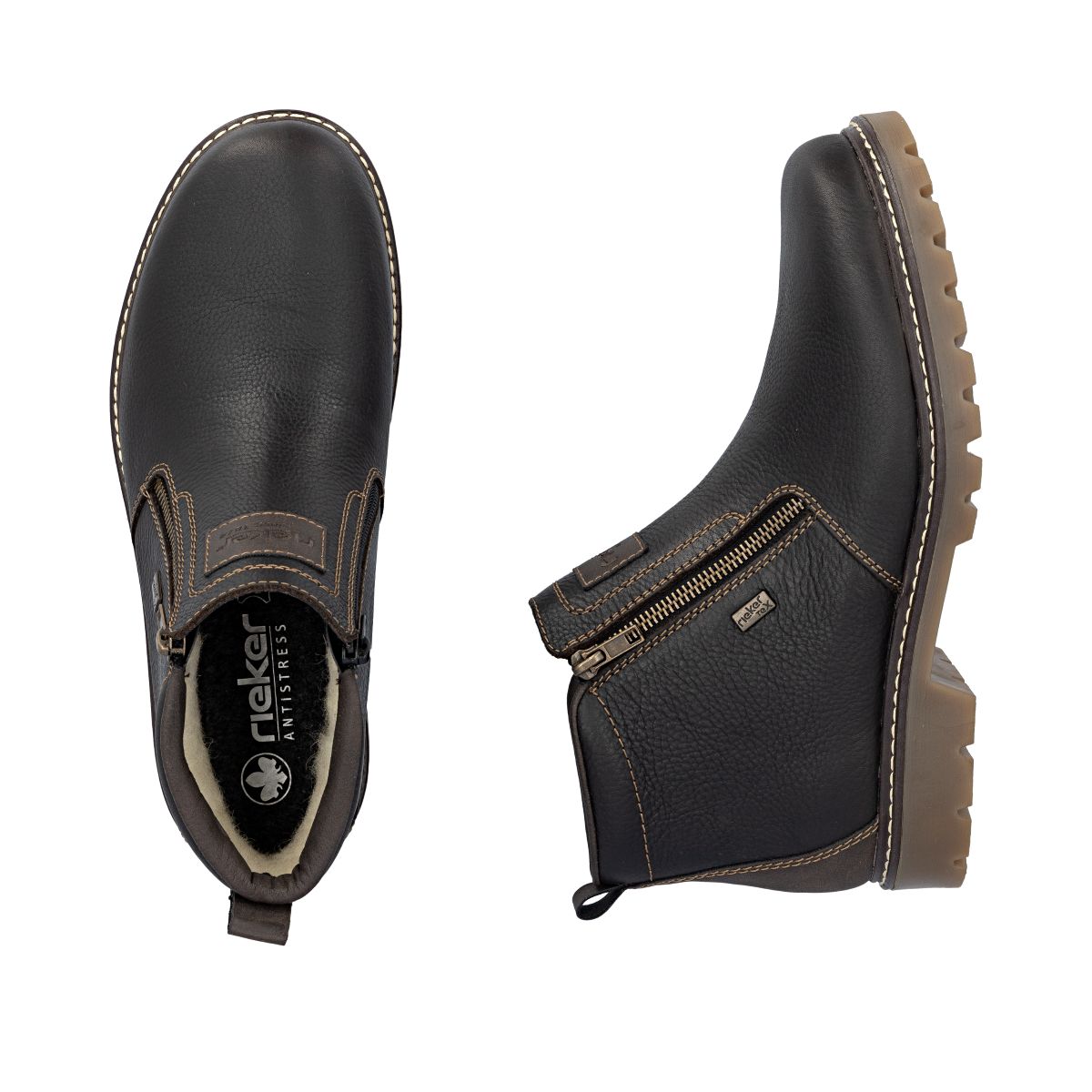 Rieker 39871 Men's Ankle Waterproof Boot – Brown