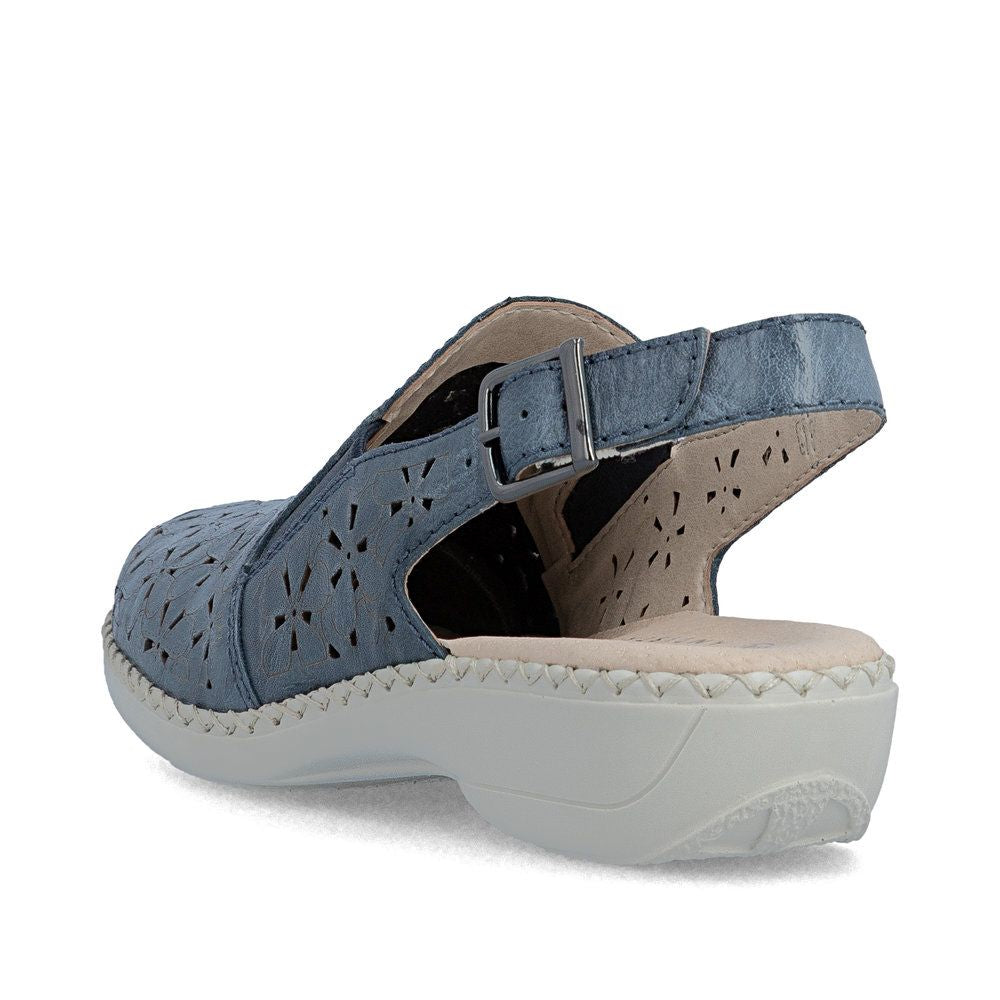 Rieker 41371 Women's Sandal in Whitelake