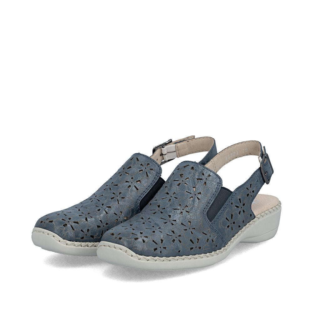 Rieker 41371 Women's Sandal in Whitelake