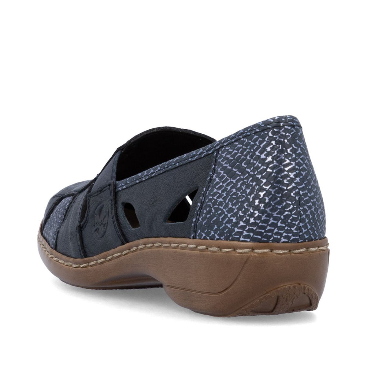 Rieker 41385 Women's Casual Slip-On in Blue