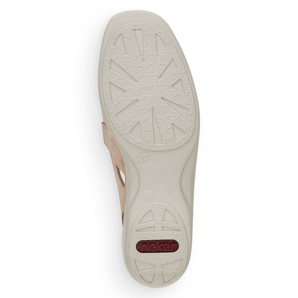 Rieker 41385 Women's Casual Slip-On in Beige