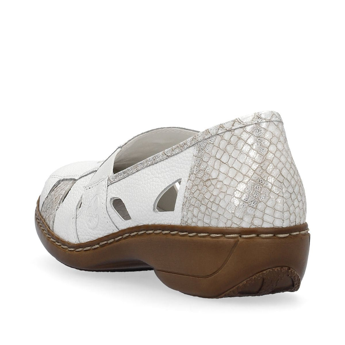 Rieker 41385 Women's Casual Slip-On in White