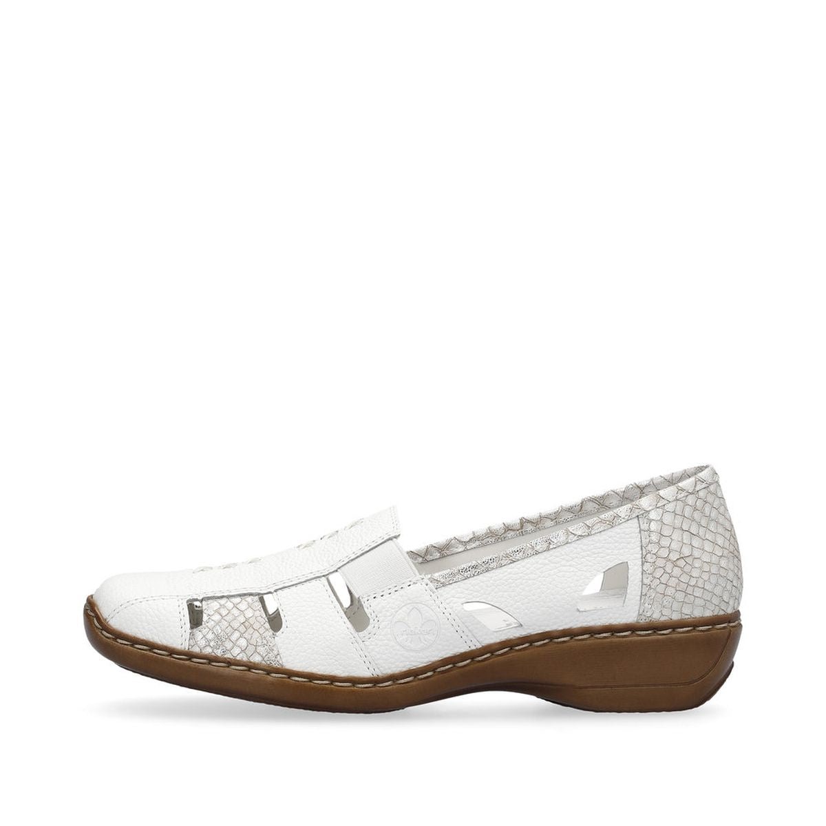 Rieker 41385 Women's Casual Slip-On in White