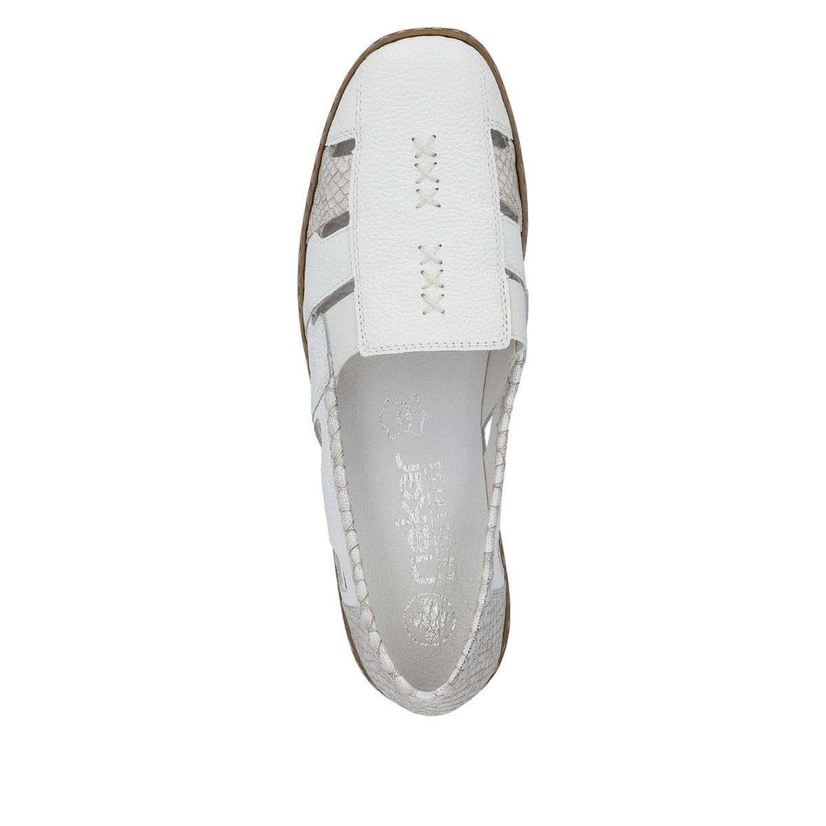 Rieker 41385 Women's Casual Slip-On in White