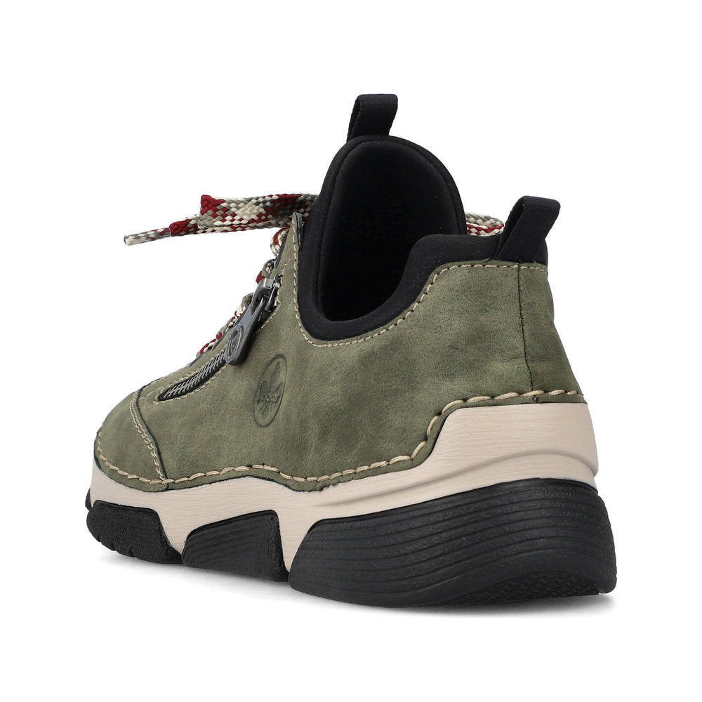 Rieker 45973 Women's Slip On Shoes in Green