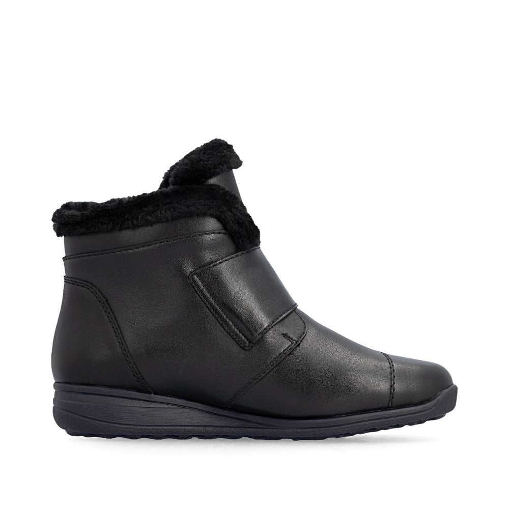 Rieker 47268 Women's Ankle Waterproof Boots - Black