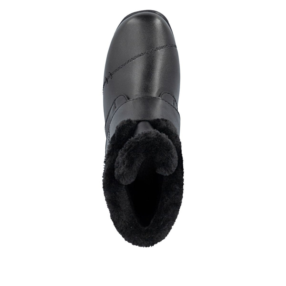 Rieker 47268 Women's Ankle Waterproof Boots - Black