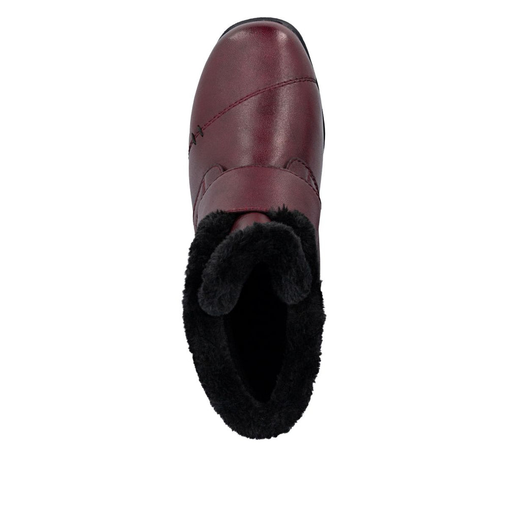 Rieker 47268 Women's Wide Ankle Boot - Red
