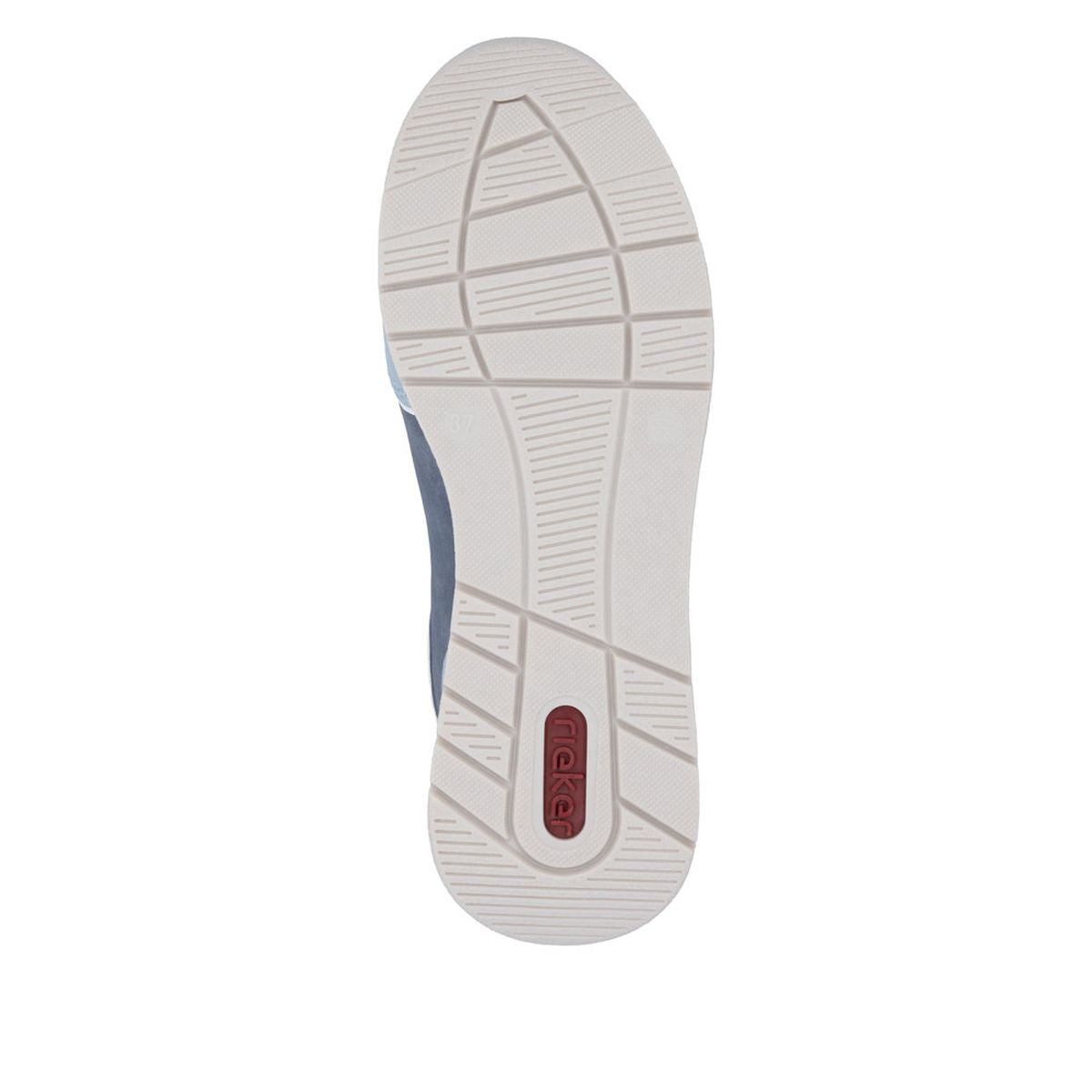 Rieker 58962 Women's Ready to Go Slip on Sneaker in Light Blue