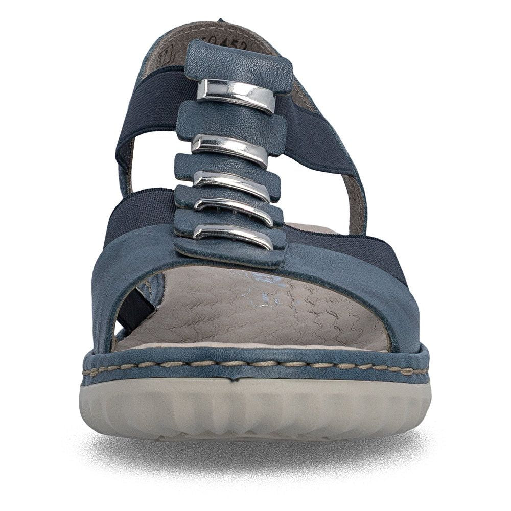 Rieker 60452 Women's Slip-on Sandals – Blue