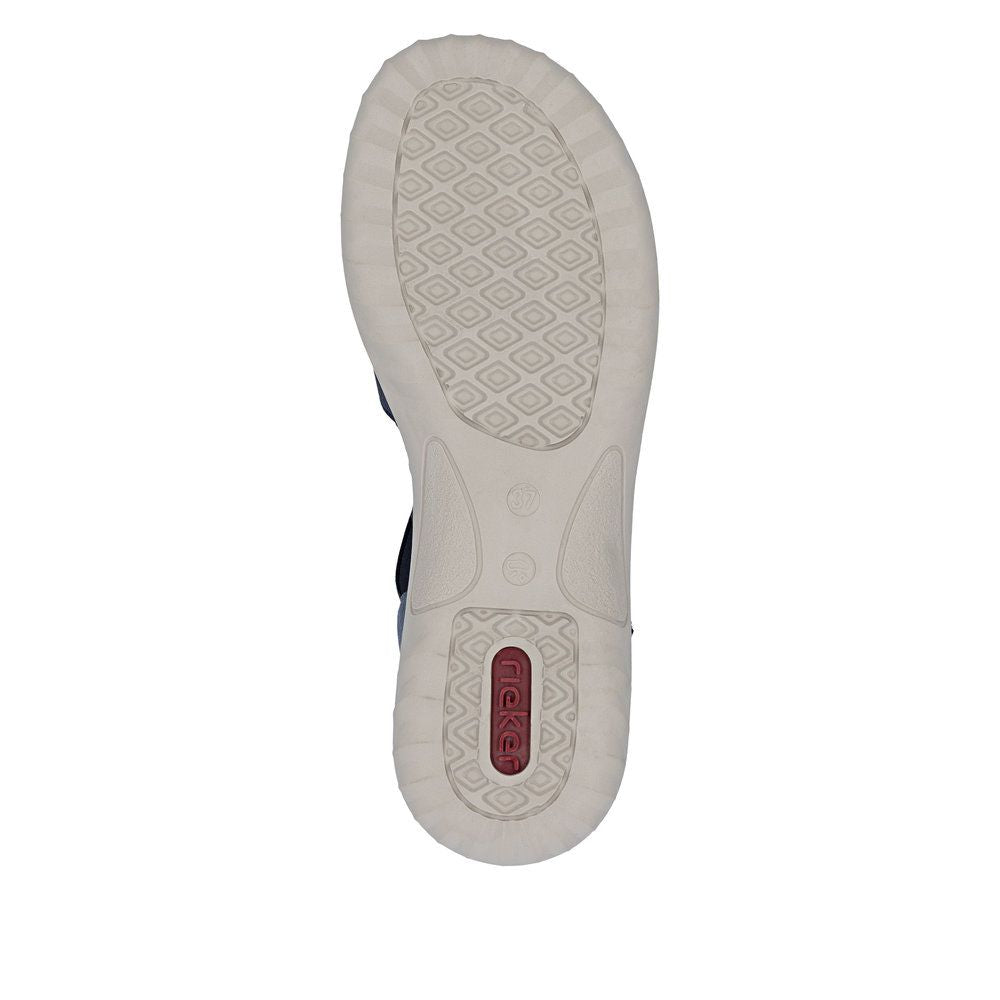 Rieker 60452 Women's Slip-on Sandals – Blue
