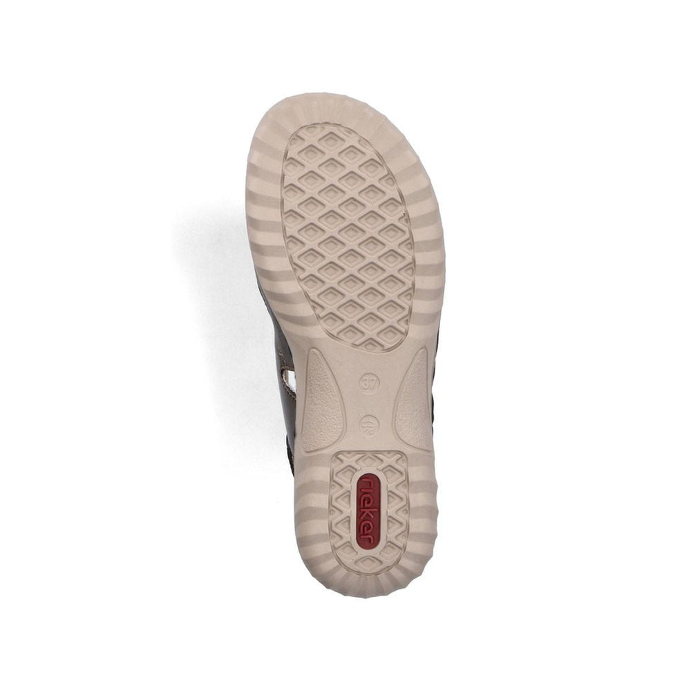 Rieker 60462 Women’s Velcro Sandal – Bronze