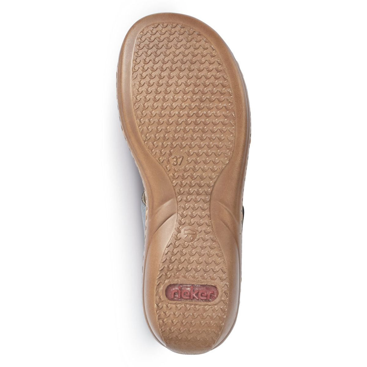 Rieker 60885 Women's Mule Sandals – Blue
