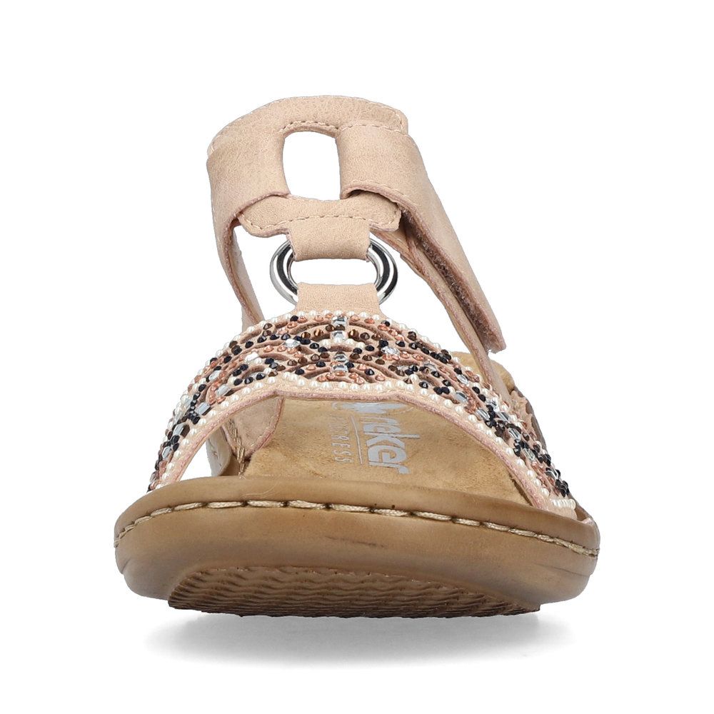 Rieker 608K2 Women's Slide Sandals – Pink