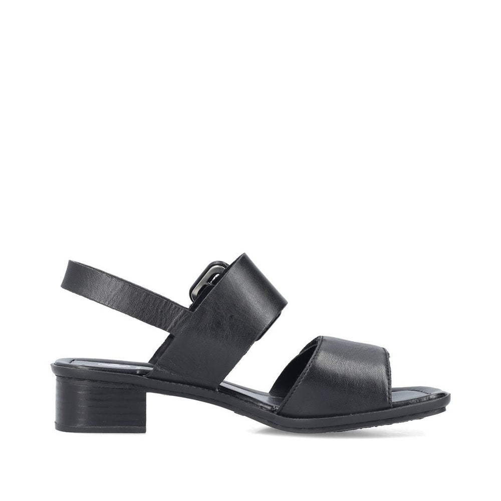 Rieker 62663 Women's Strap Sandals – Black