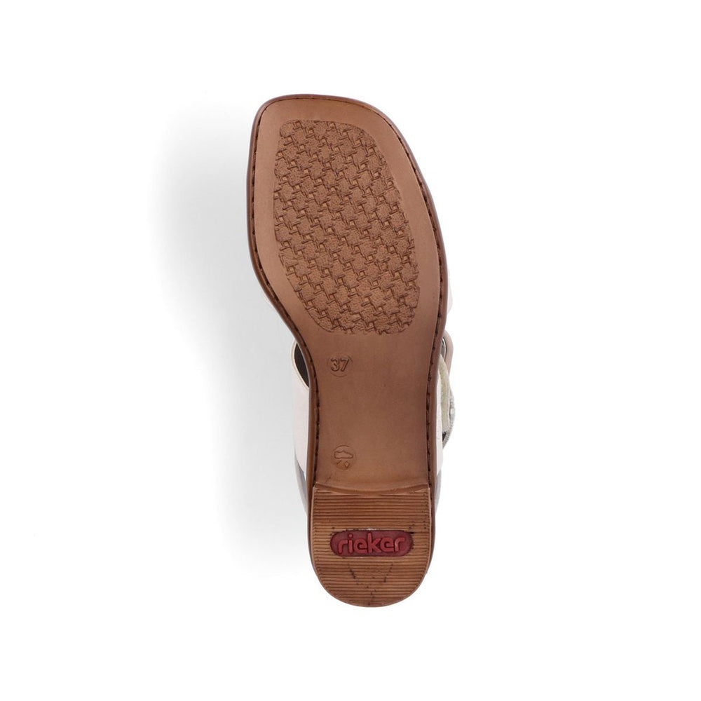 Rieker 62663 Women's Strap Sandals – Beige