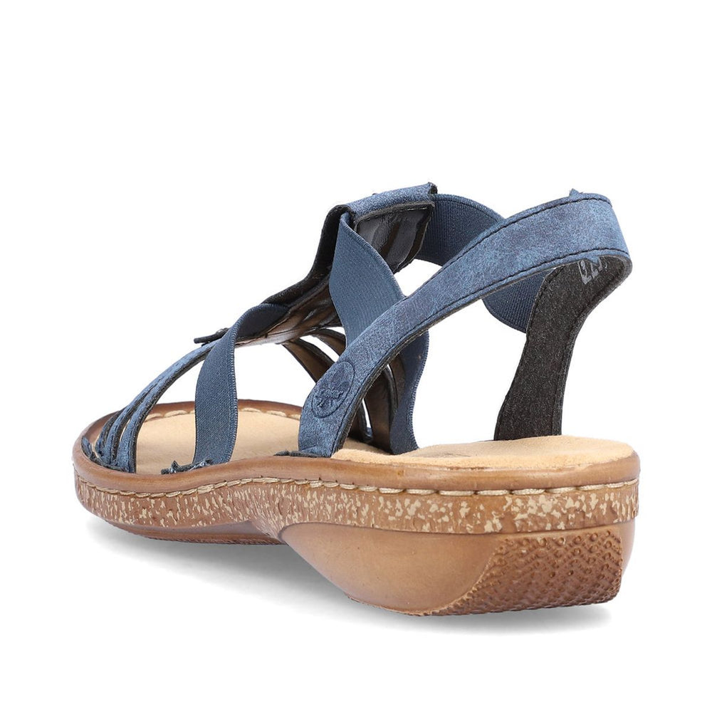Rieker 628G9 Morelia Strap Sandals – Blue